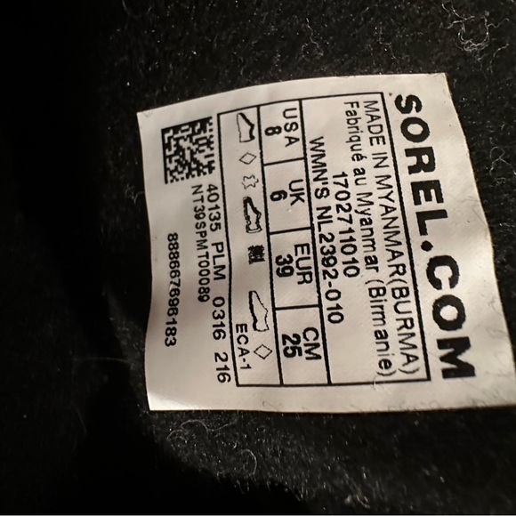 Sorel Joan Of Arctic Tall Boots Black Waterproof NL2392-010 Women's Size 8 US - Picture 16 of 16